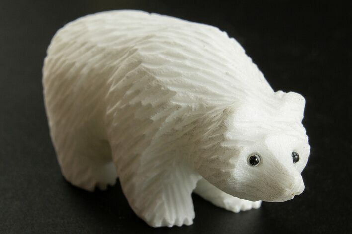 2" Realistic White Marble Bears - Philippines - Photo 1